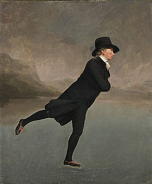 The Skating Minister by Henry Raeburn 1790s